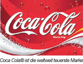 Coca Cola - Die weltweit teuerste Marke. Das Logo wird seit über 100 Jahren ständig verändert und dem Zeitgeschmack angepaßt.
